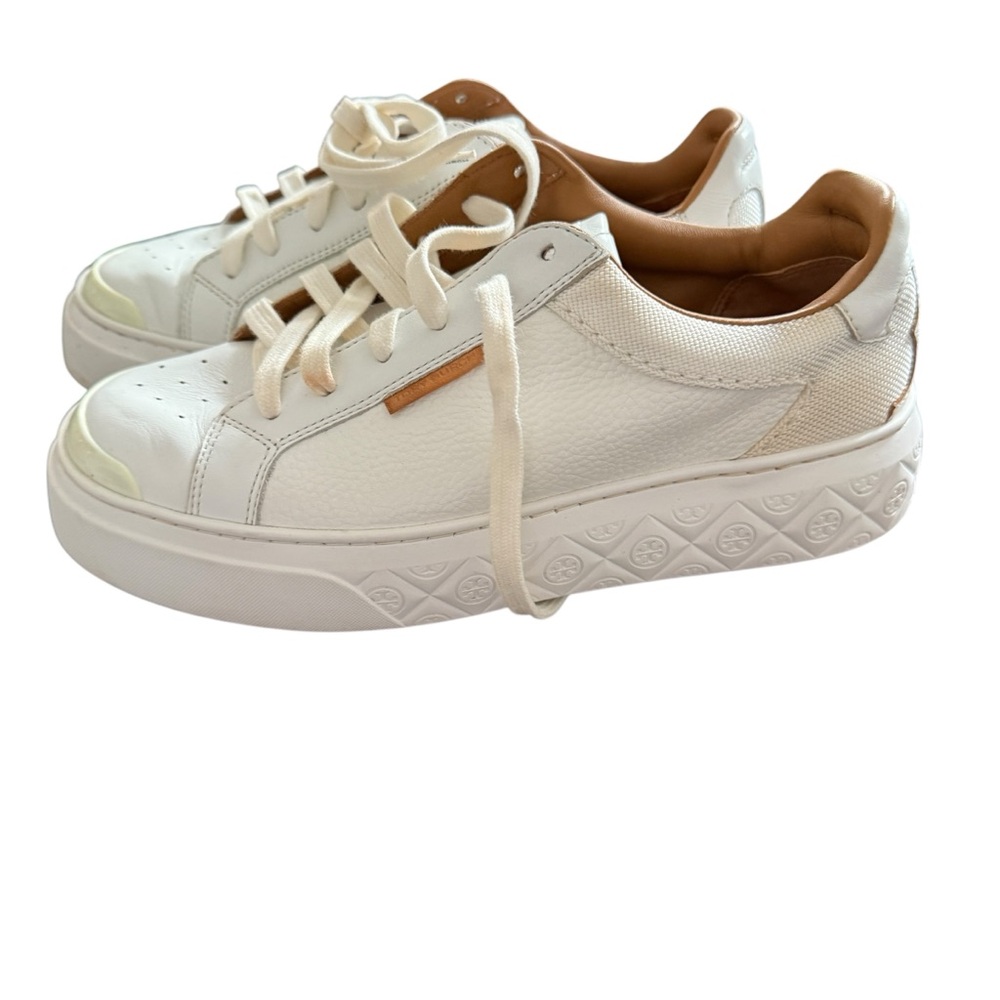 Tory Burch Ladybug sneakers. SZ 7M white - Picture 4 of 14